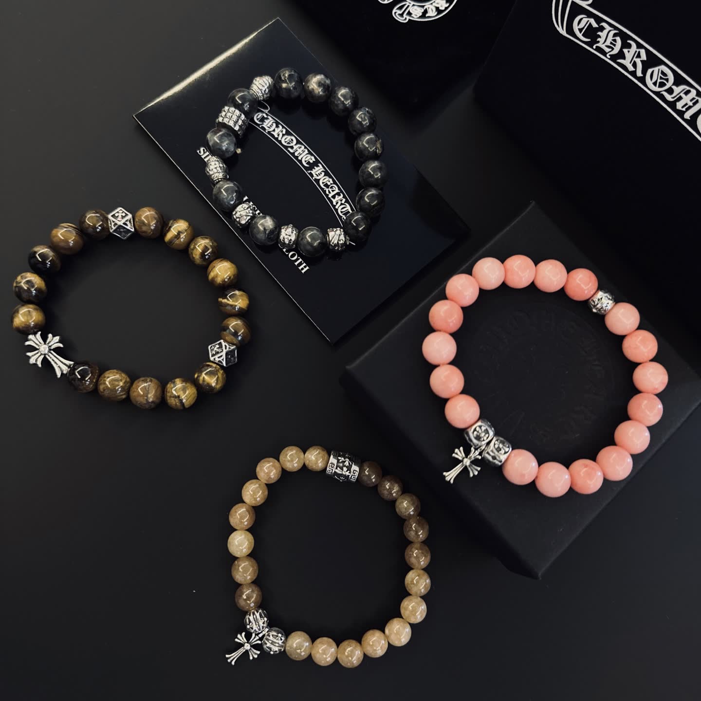 Chrome Hearts Beaded Bracelets Set